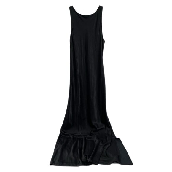 Rachelove X Splendid Black Satin Backless Maxi Dress | Size M - Picture 1 of 8
